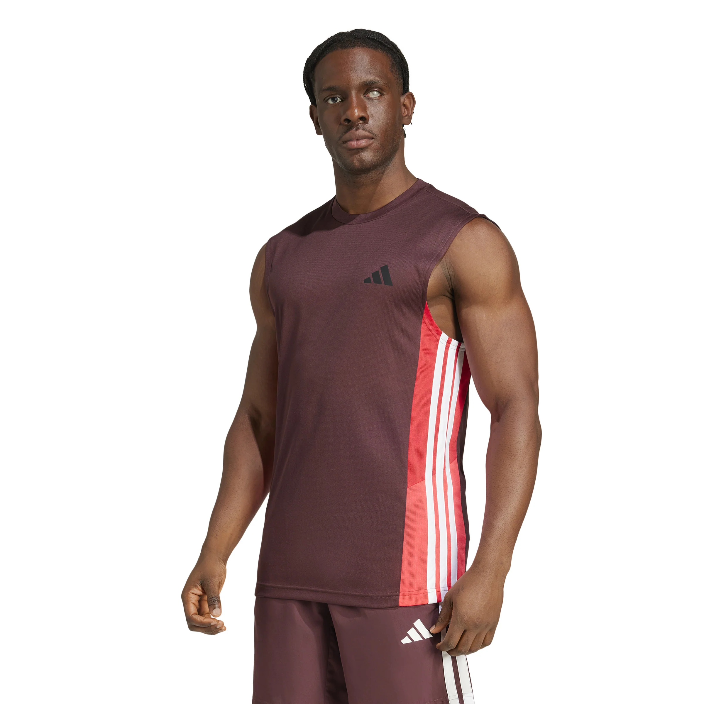 adidas Mens Train Essentials Seasonal Colorblock Tank Top - Image 2