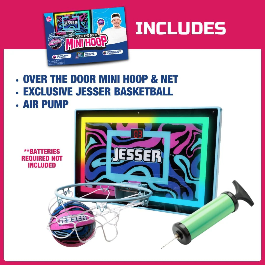 Jesser Hoop Over The Door Mini Basketball Hoop - Image 6