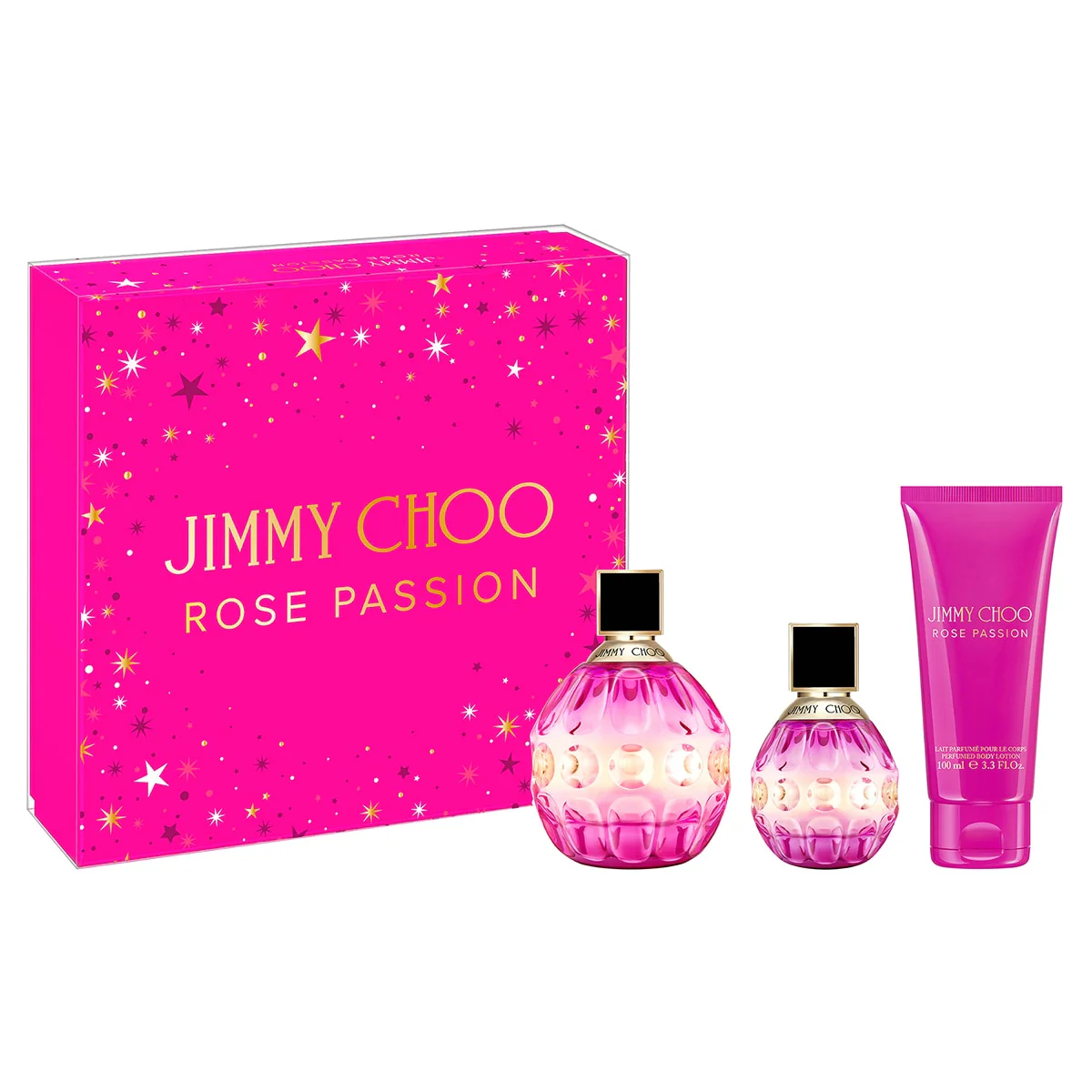 Jimmy Choo Rose Passion Eau De Parfum Gift Set - 3-Piece