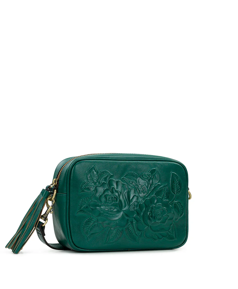 Patricia Nash Josie Burnished Rose Tooled Crossbody Handbag - Image 3