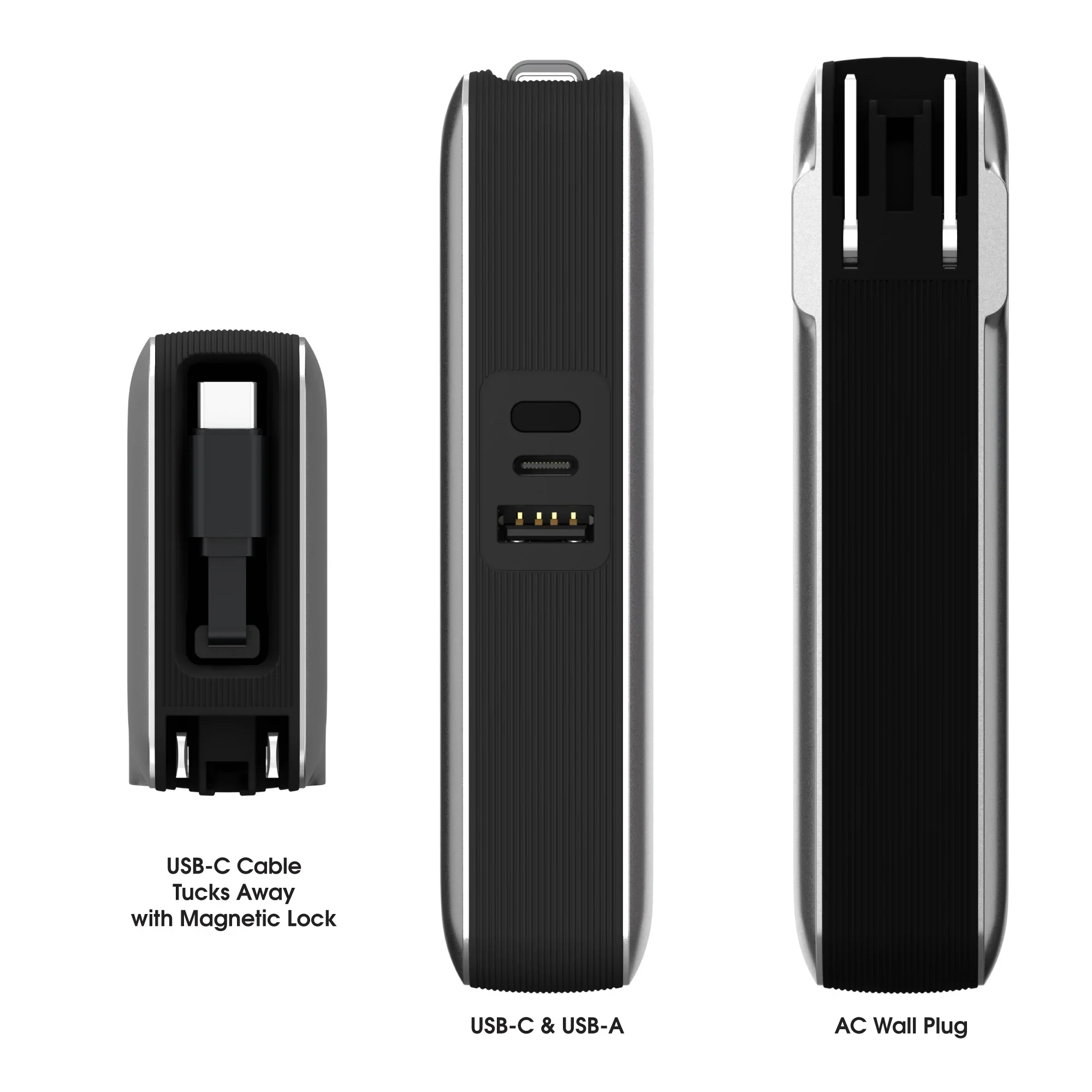 Phonesuit Journey AC PRO All In One Portable Battery Pack - USB C Cable - LCD - 20,000mAh - Image 3
