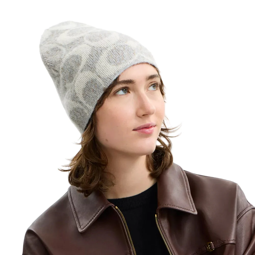 Coach Jumbo Signature C Beanie - Image 2