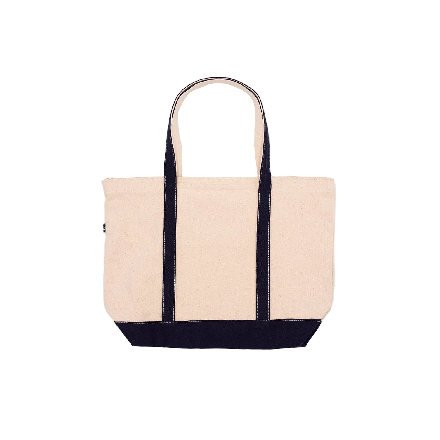 Just Mystic USCG Arch Embroidered Boat Tote Off - White/Navy - Image 2