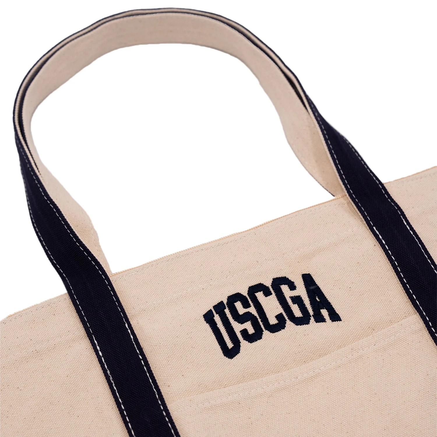 Just Mystic Coast Guard USCGA Embroidered Boat Tote Handbag - Image 3
