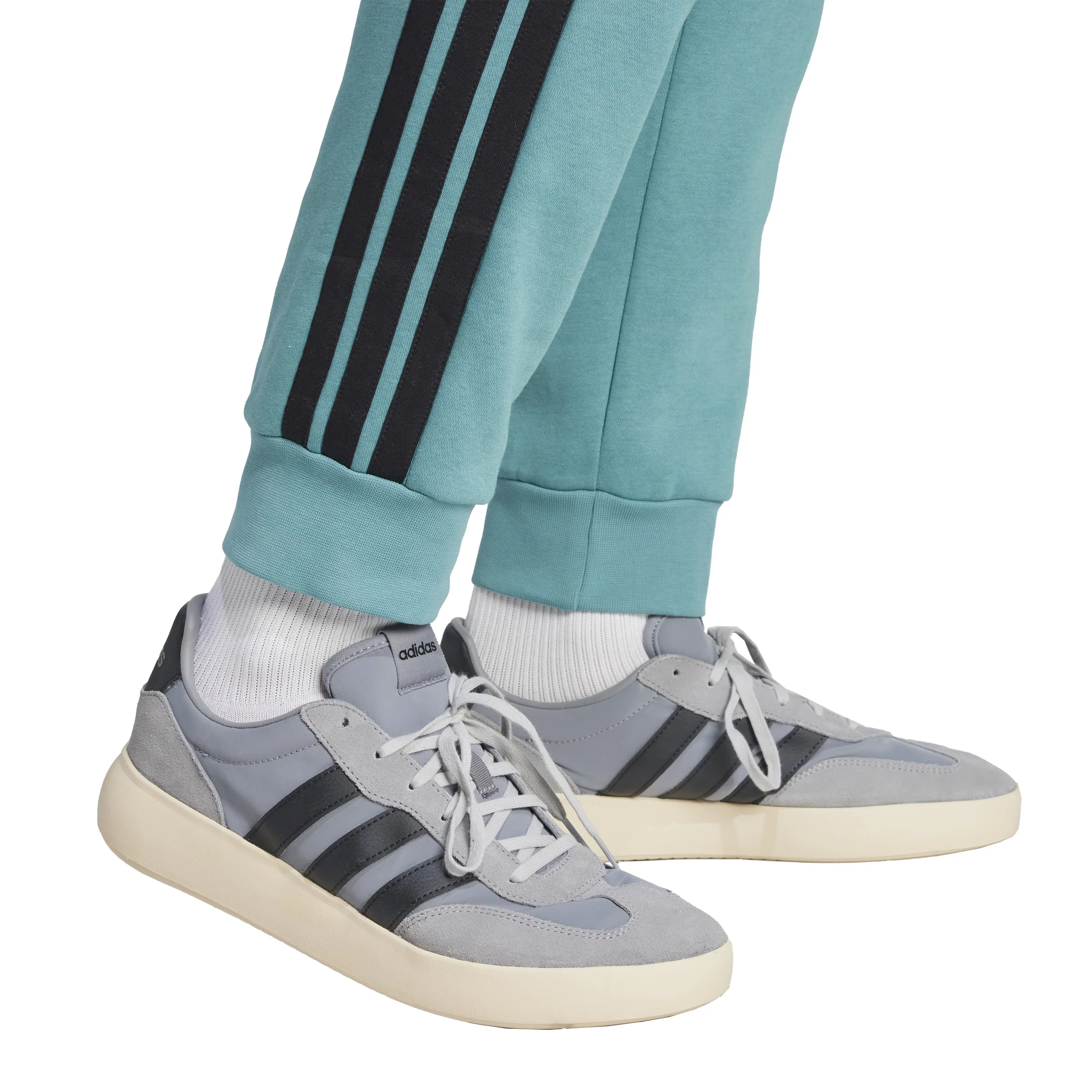 adidas Mens Essentials Stripe Jogger Pants - Image 6