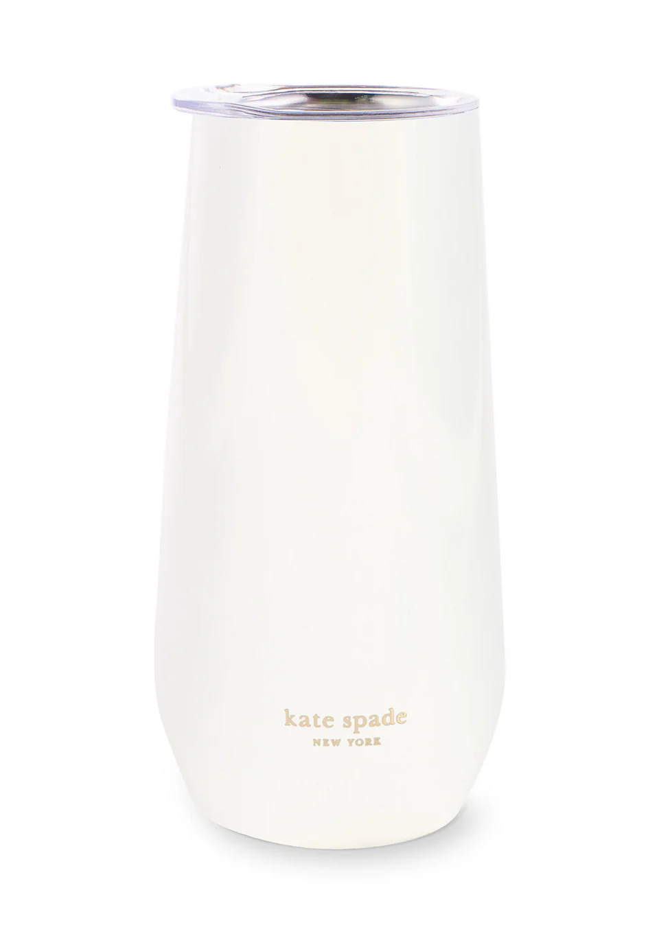 Kate Spade Miss To Mrs. Stainless Steel Champagne Flute - Image 2