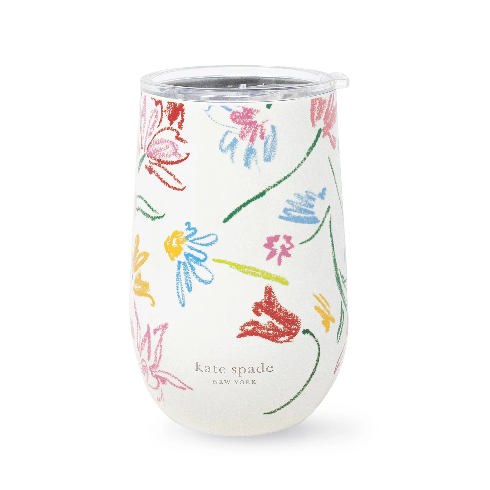 Kate Spade Joyful Garden Stainless Steel Wine Tumbler - Image 2