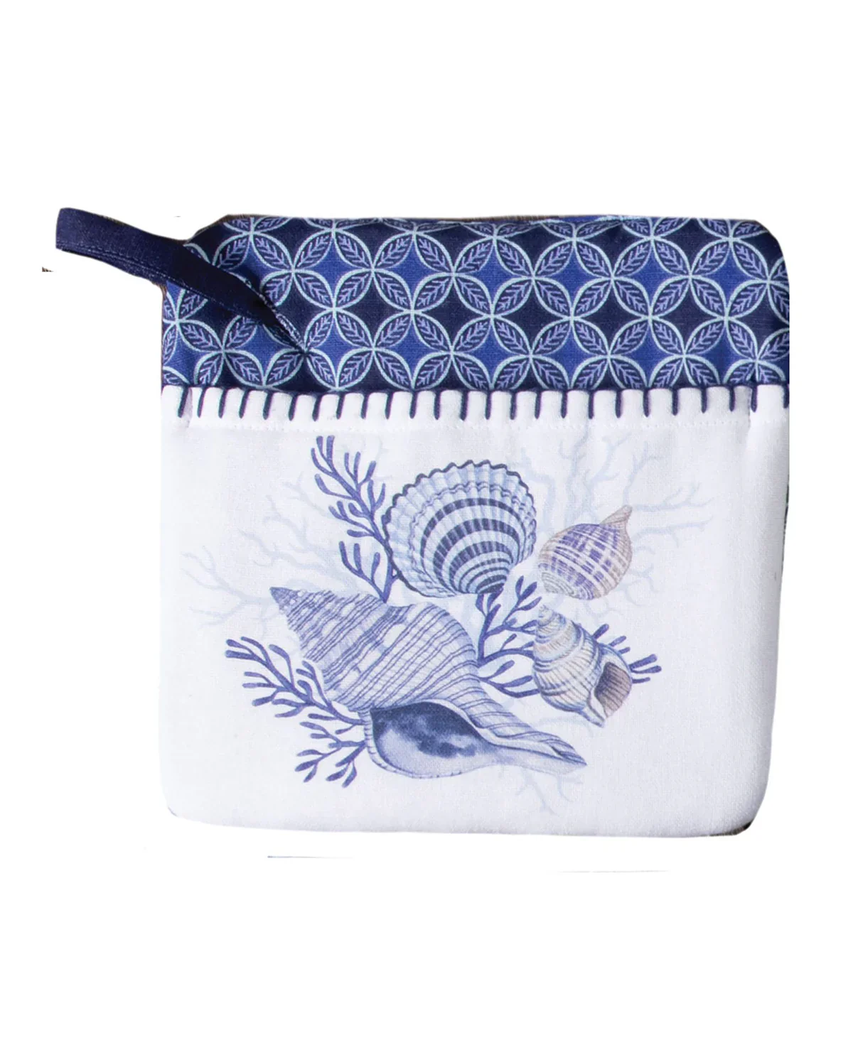 Kay Dee Designs Blue Shell Coastal Oven Mitt