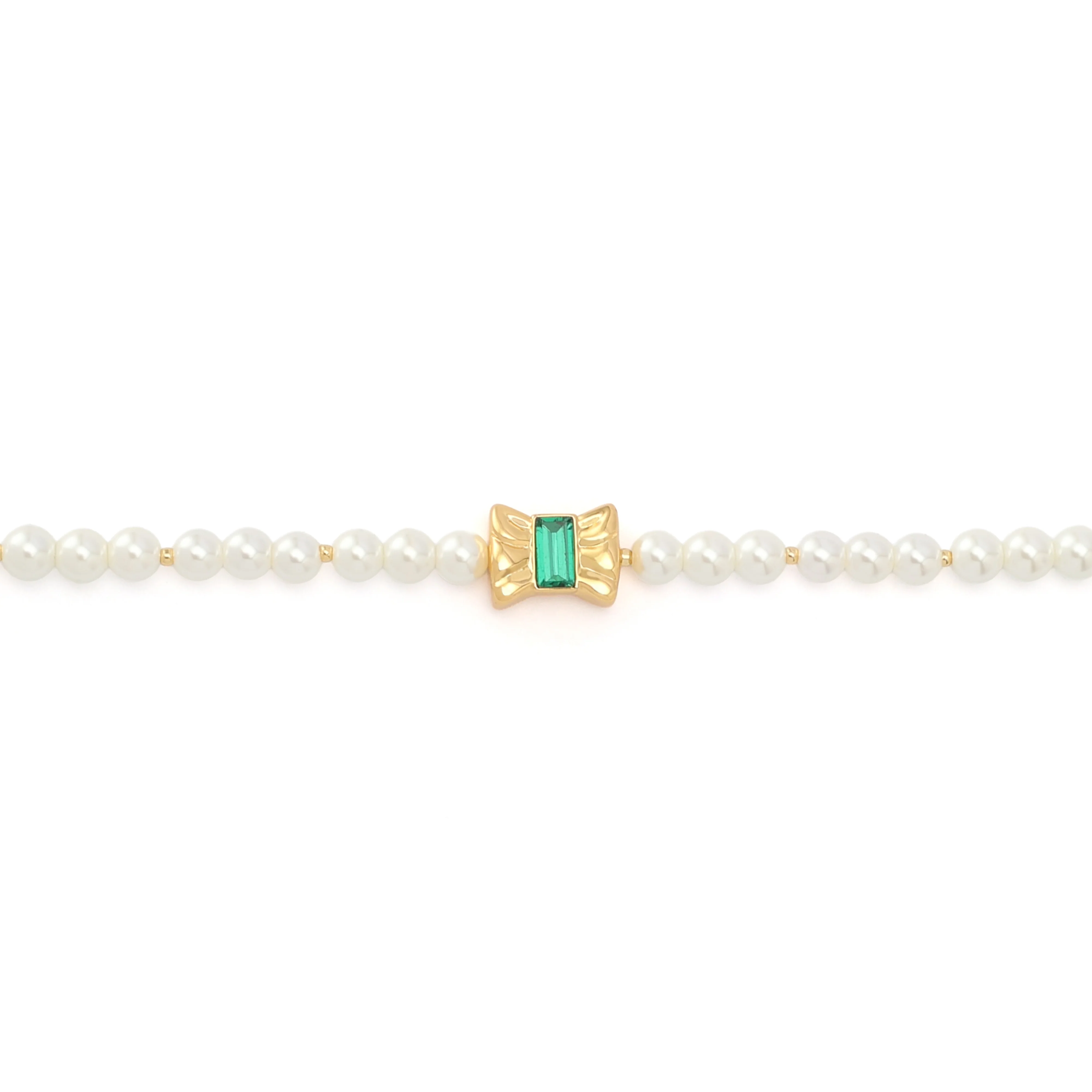 Kurt Geiger Bow Pearl Strand Bracelet - Image 2