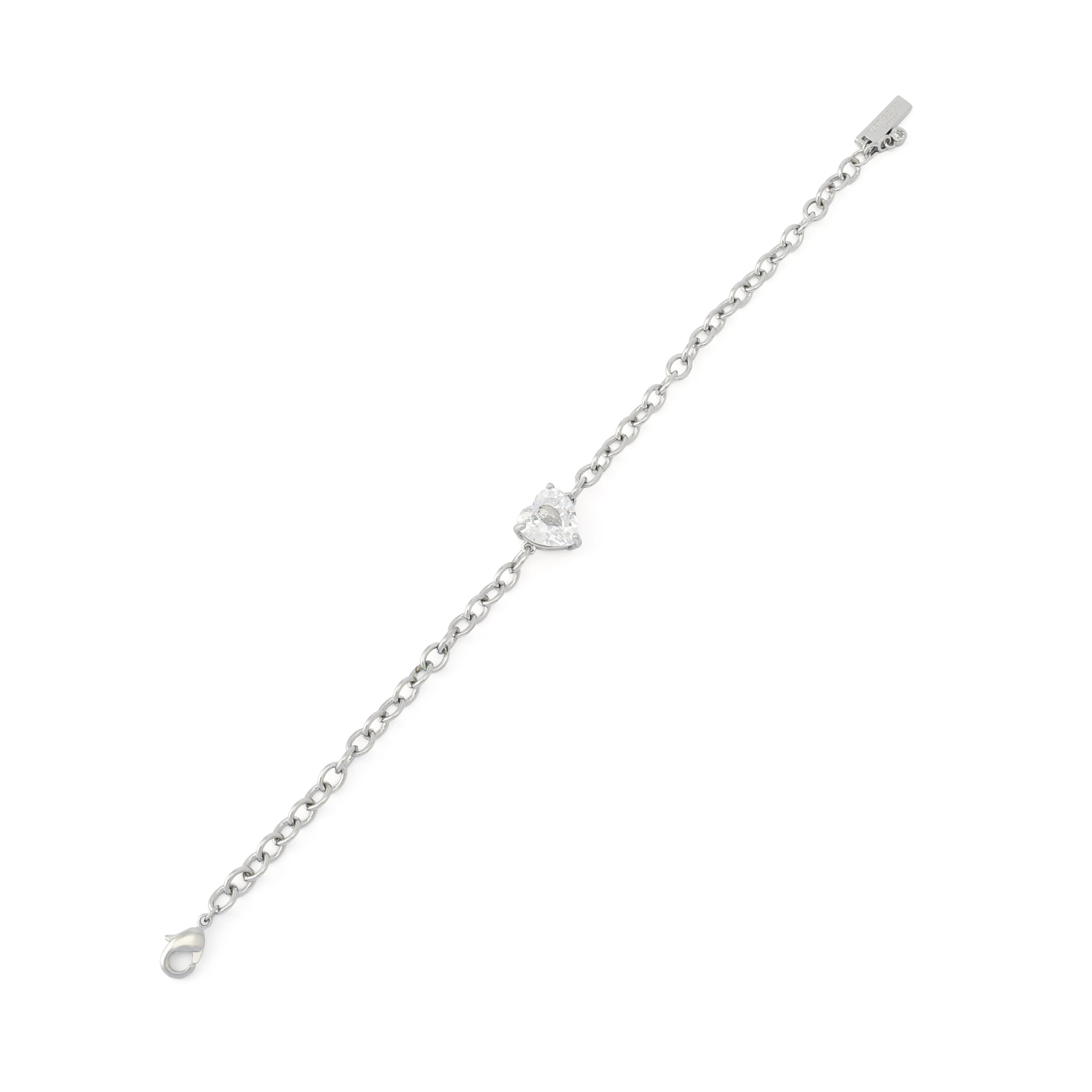 Kurt Geiger Crystal Heart Flex Bracelet - Image 3