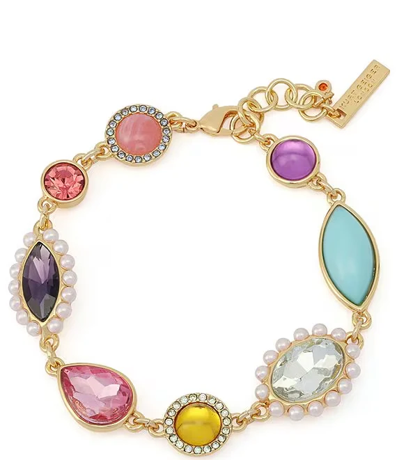 Kurt Geiger Gemstone Link Line Bracelet