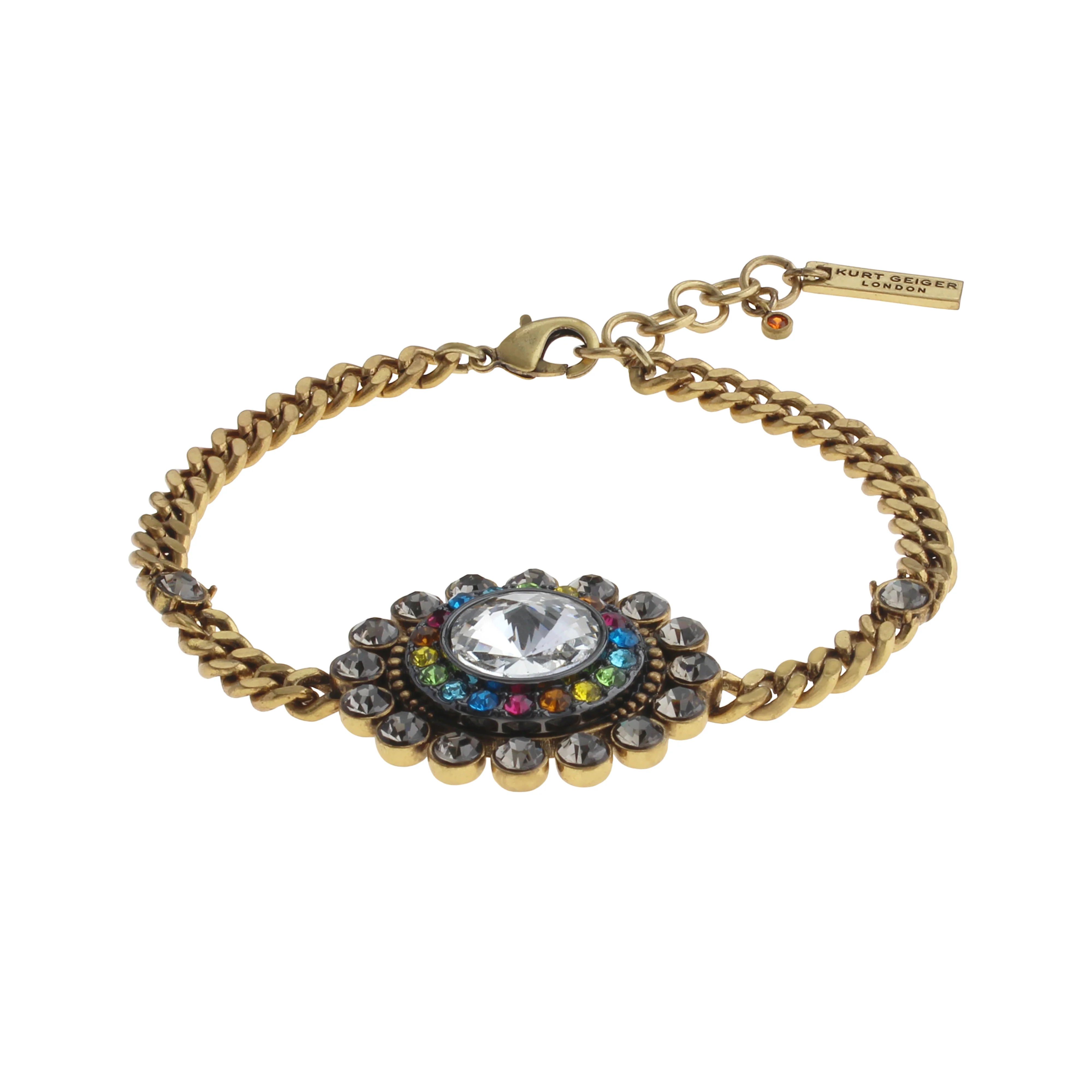 Kurt Geiger Octavia Gemstone Link Bracelet - Image 2