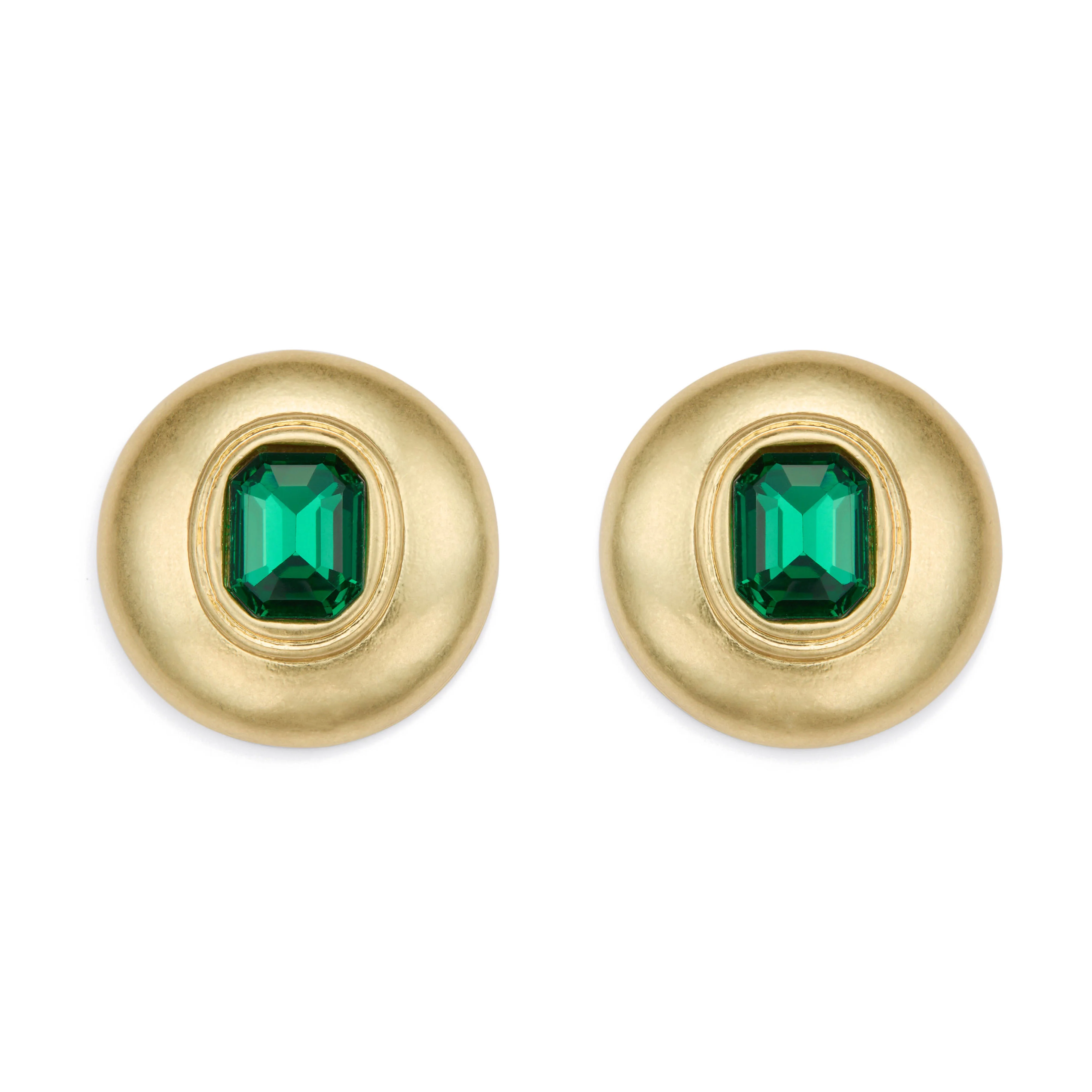 Kurt Geiger Stone Button Stud Earrings