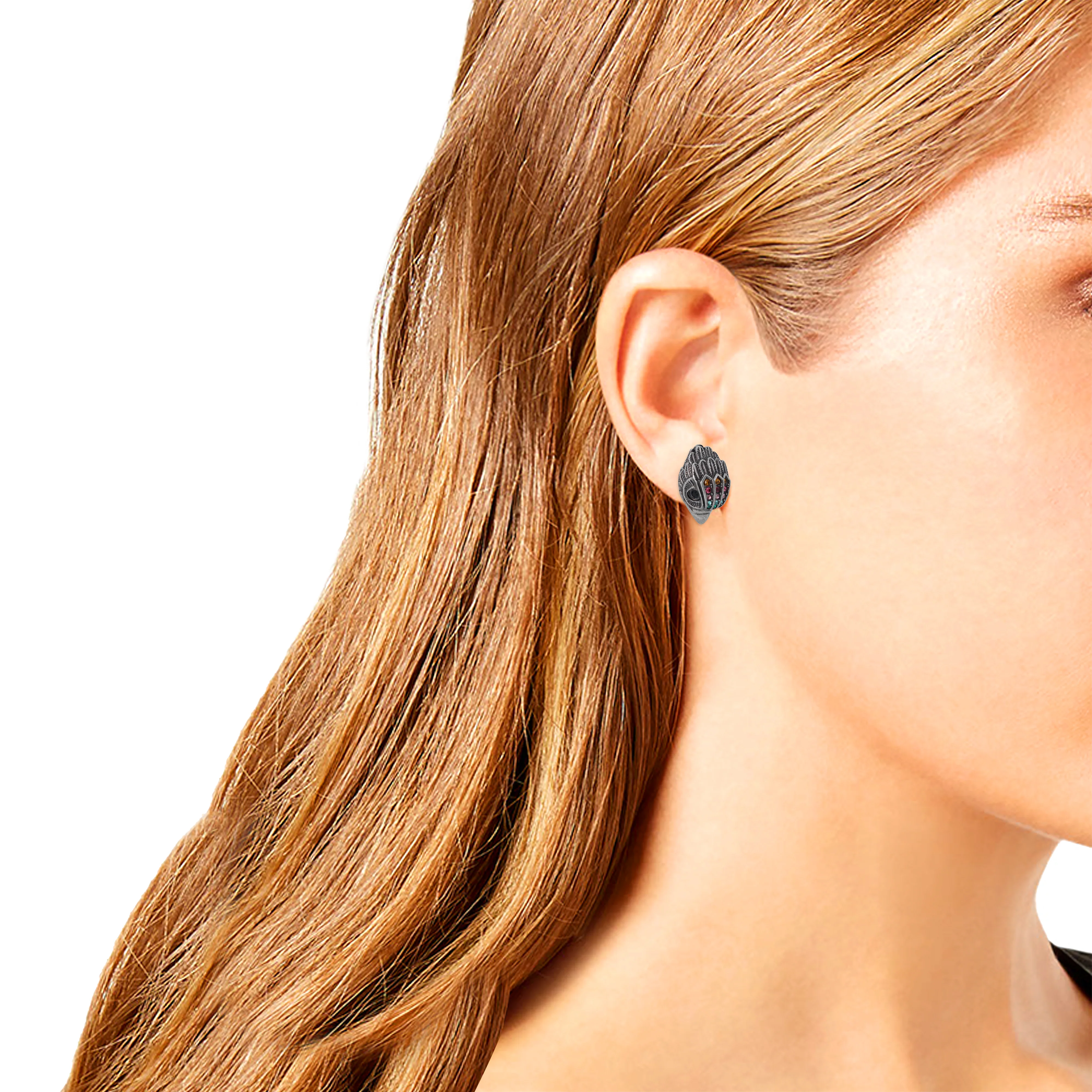 Kurt Geiger Signature Eagle Stud Earrings - Image 2