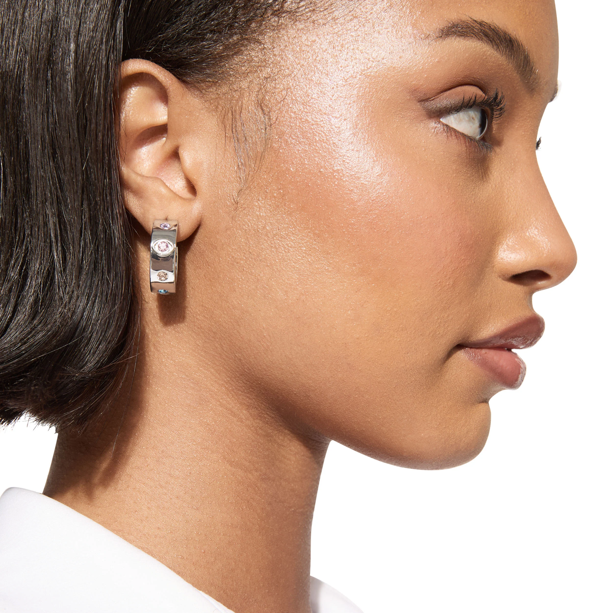 Kurt Geiger Evil Eye Hoop Earrings - Image 3