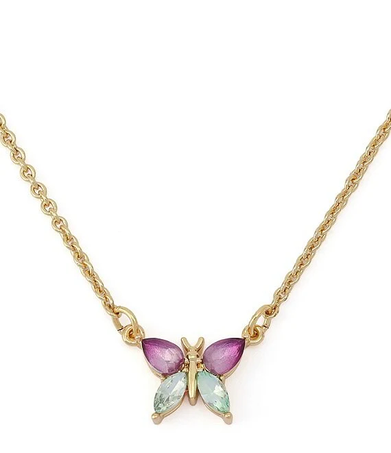 Kurt Geiger Butterfly Short Pendant Necklace - Image 2
