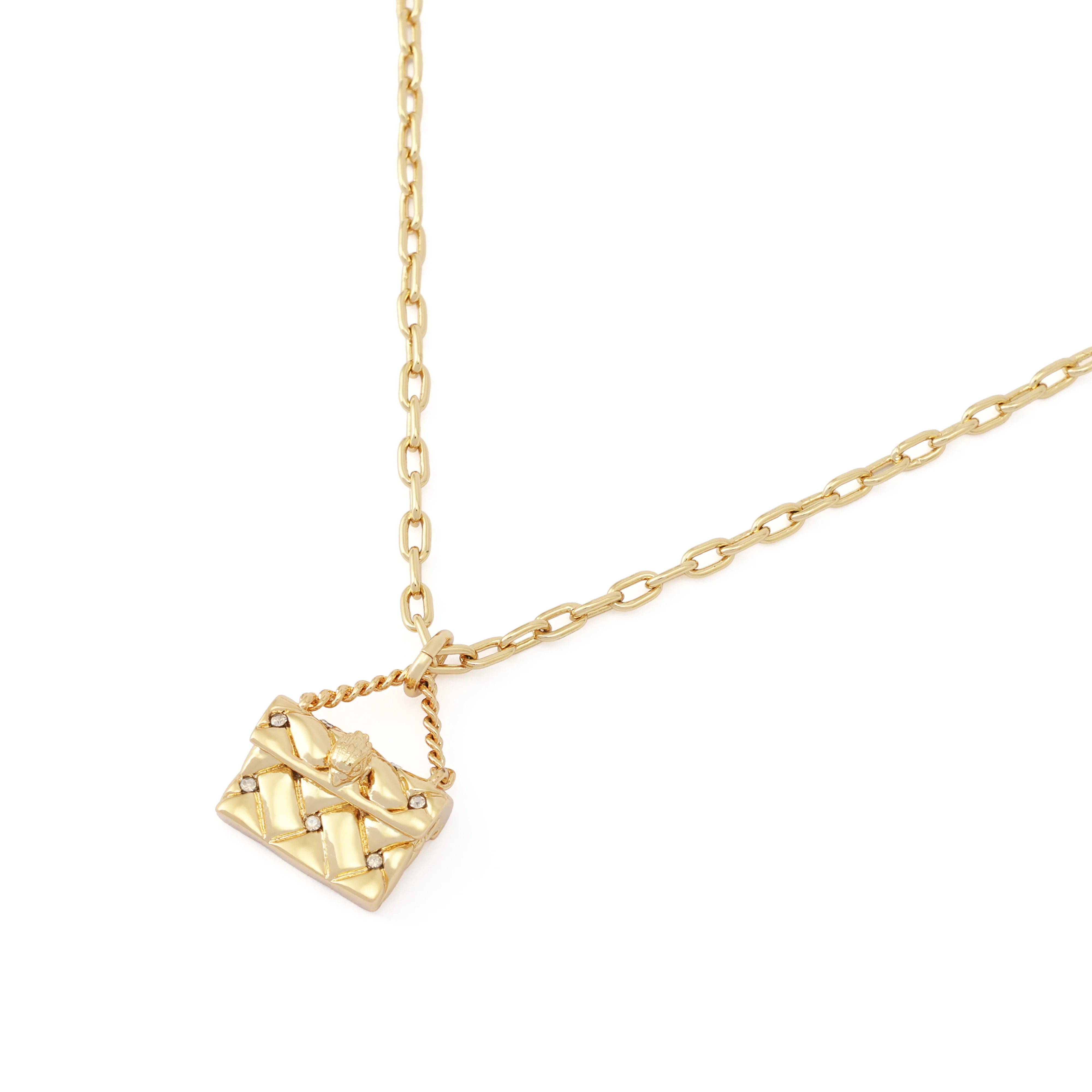 Kurt Geiger Signature Kensington Handbag Pendant Necklace - Image 3