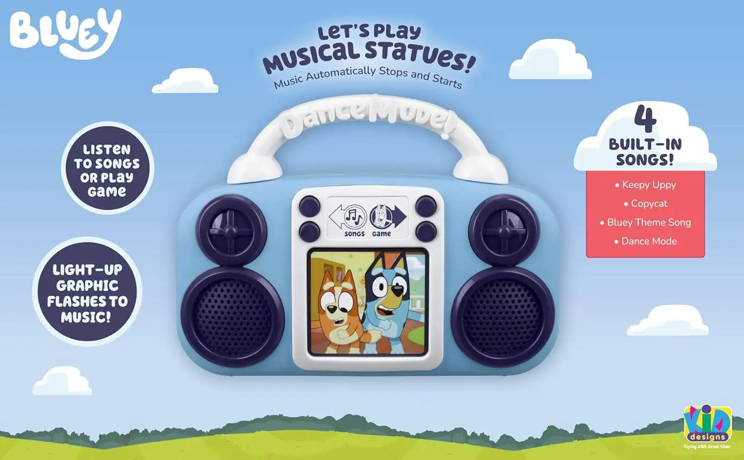 eKids Bluey Mini Music Player - Image 3