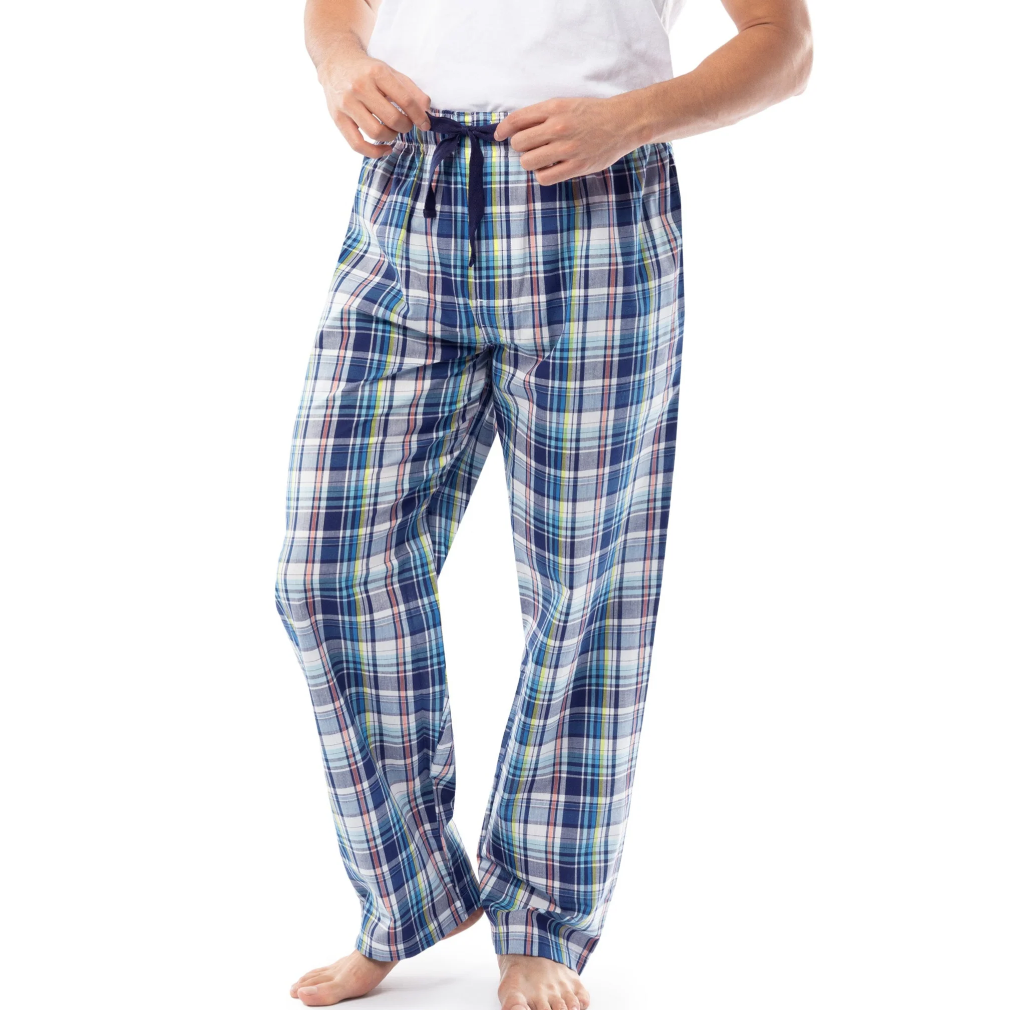 IZOD Mens Woven Plaid Sleep Pants - Image 3