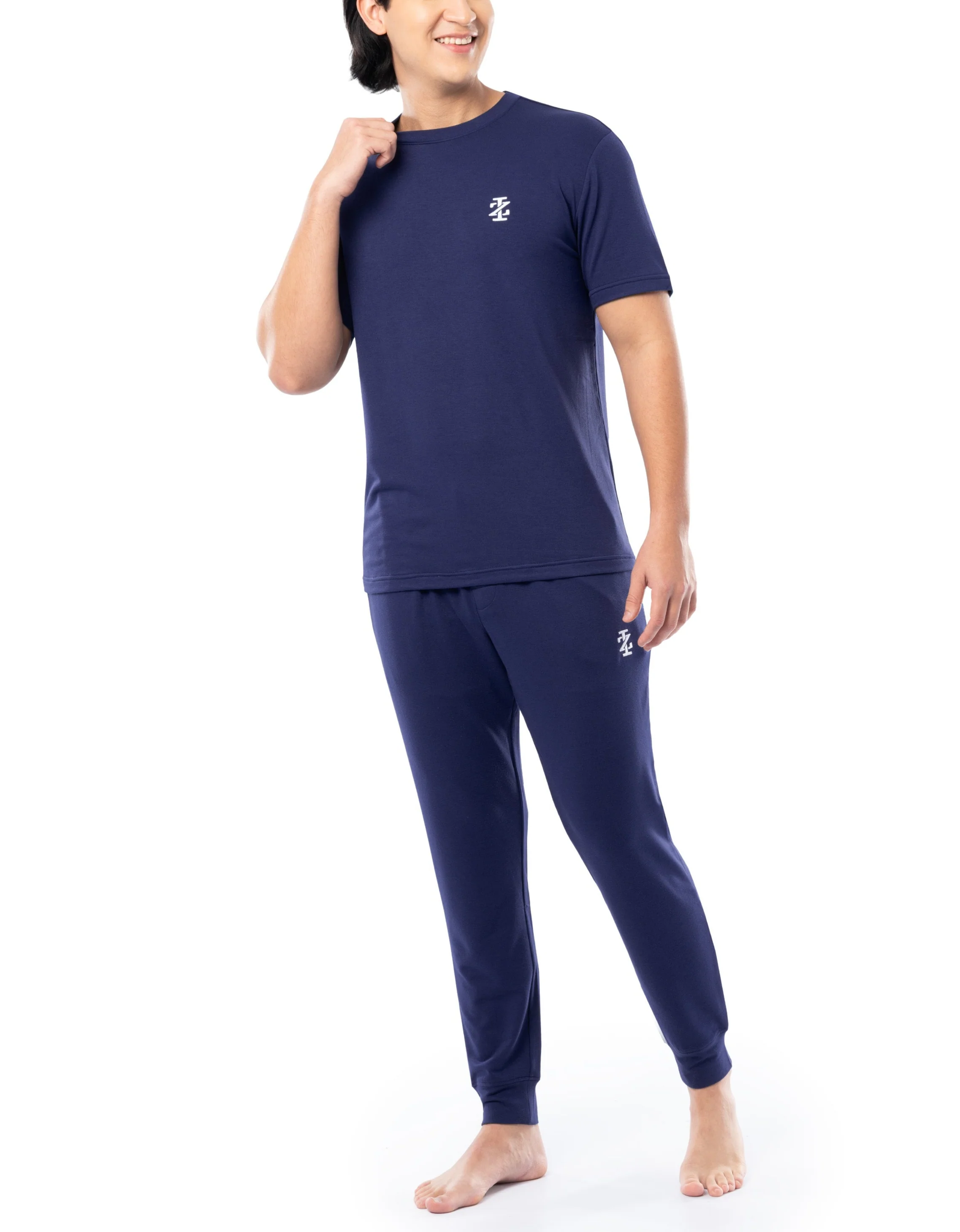 IZOD Mens French Terry Sleep Short Sleeve T-Shirt - Image 2
