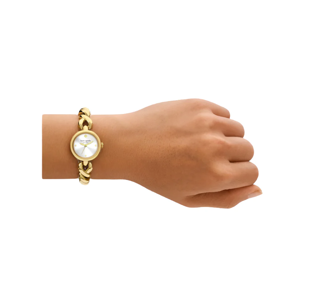 Kate Spade Monroe Braid Twist Gold-Tone Watch - Image 4