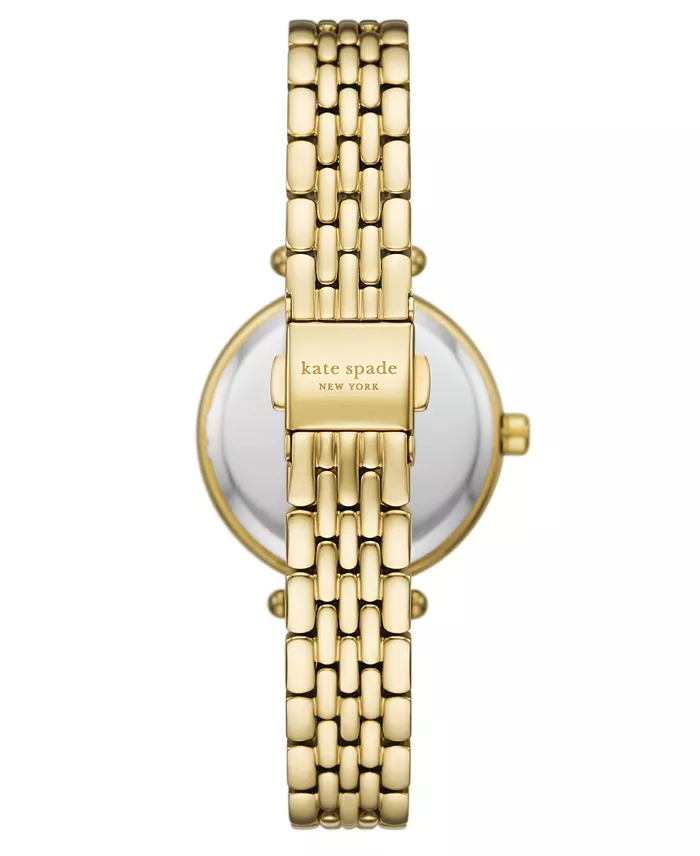 Kate Spade Gracie Round Three-Hand Gold-Tone Watch - Image 2