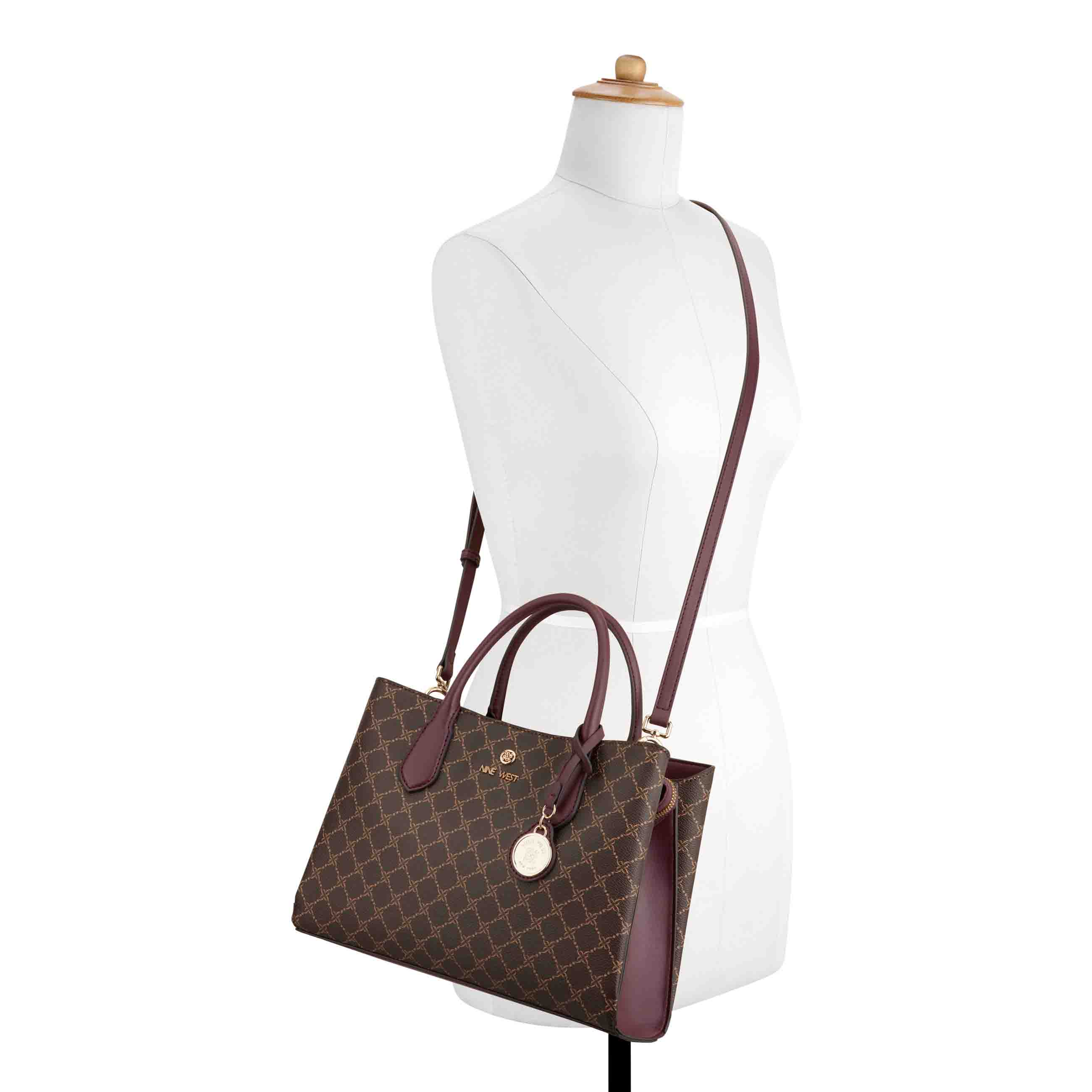 Nine West Kyrie Triple Compartment Satchel Handbag - Image 5