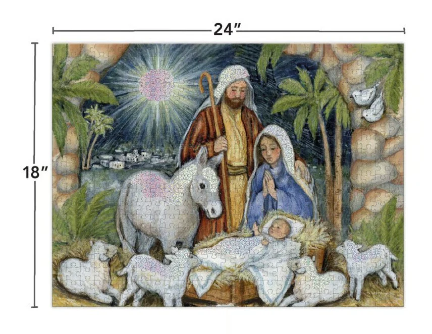 Lang Nativity Luxe 500 Piece Puzzle - Image 3
