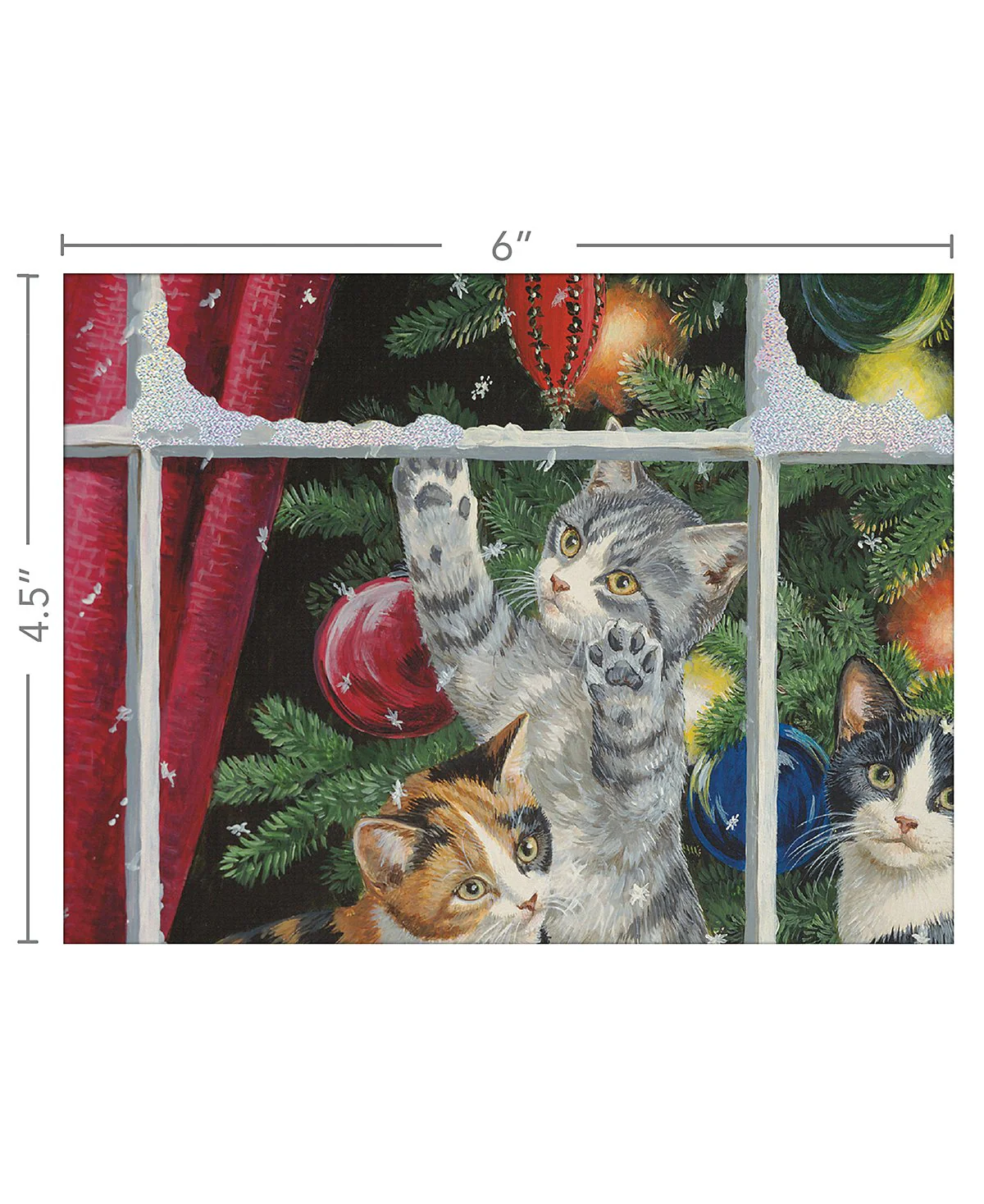 Lang Kitten Christmas Boxed Cards - Image 6