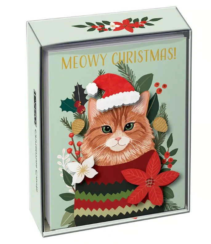 Lang Meowy Christmas Luxe Christmas Cards - Image 5