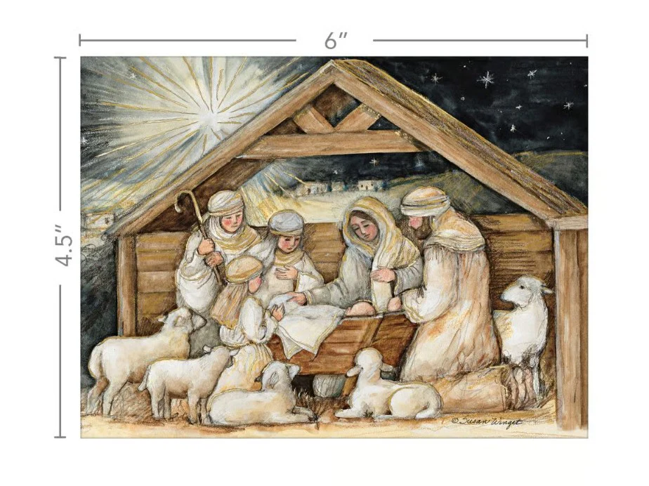 Lang Nativity Hues Classic Christmas Cards - Image 6