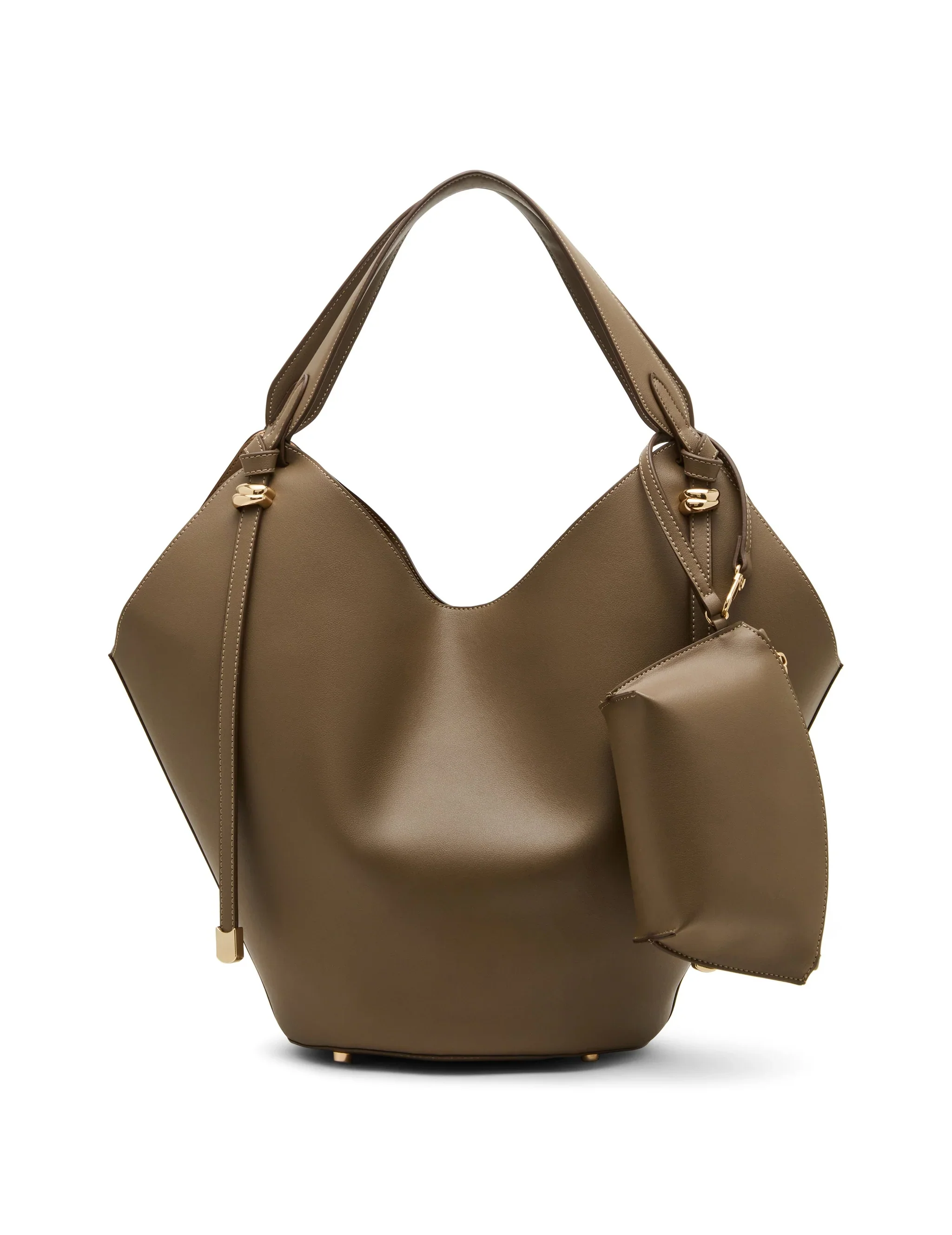 Anne Klein Large Hobo Tote Handbag With Pouch - Image 2
