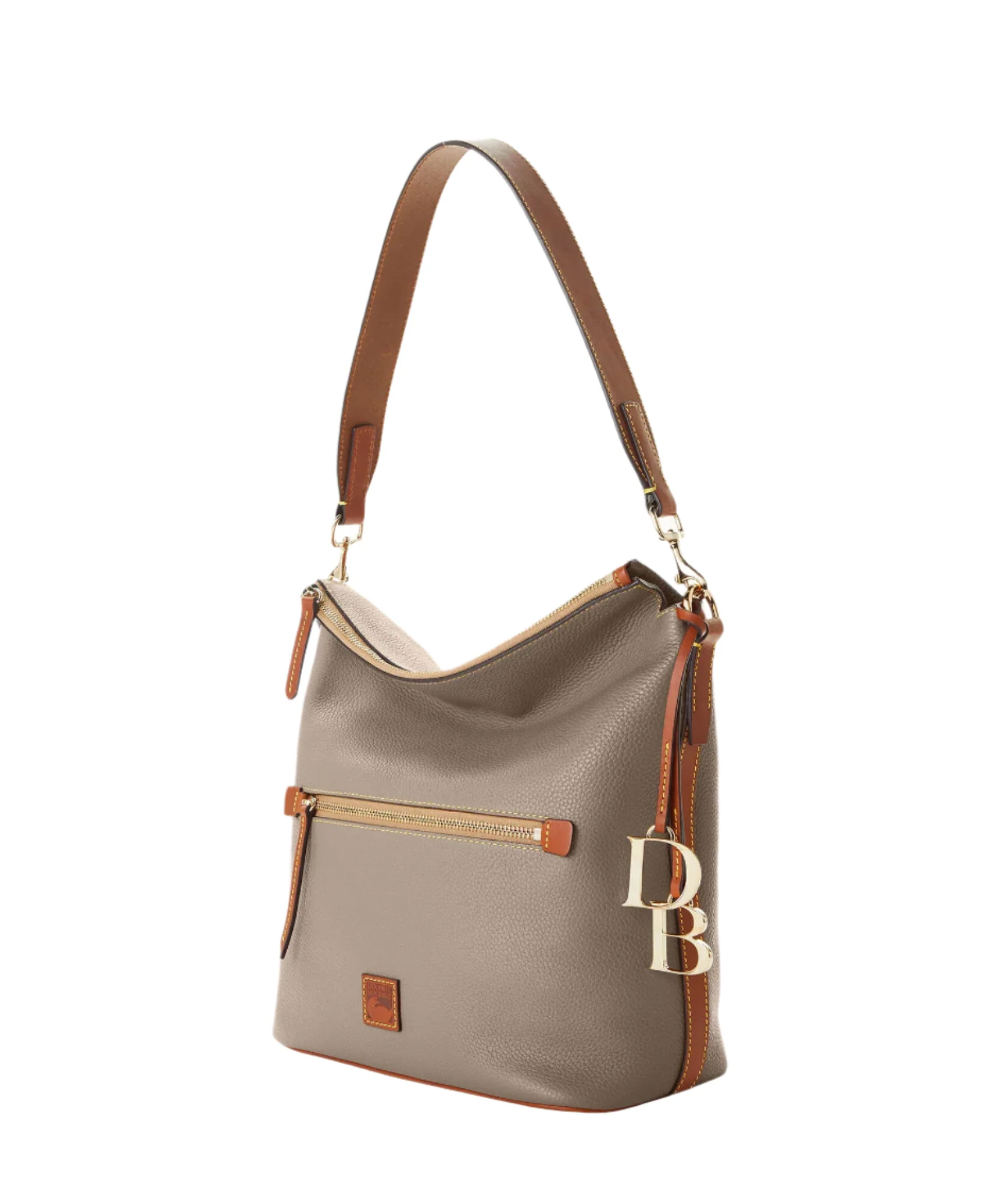 Dooney & Bourke Pebble Grain Large Sac Shoulder Handbag - Image 2
