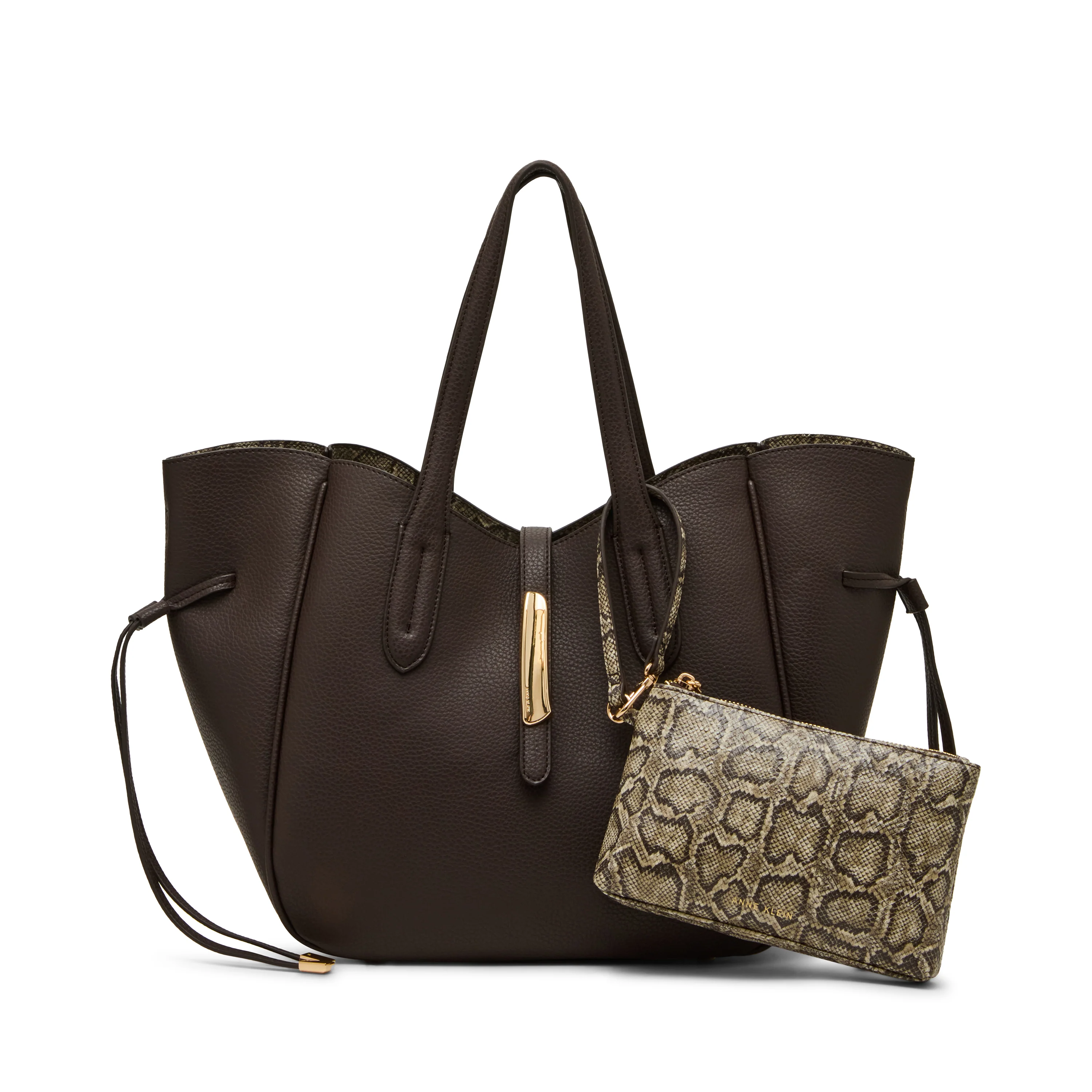 Anne Klein Large Convertible Tote Handbag - Image 2