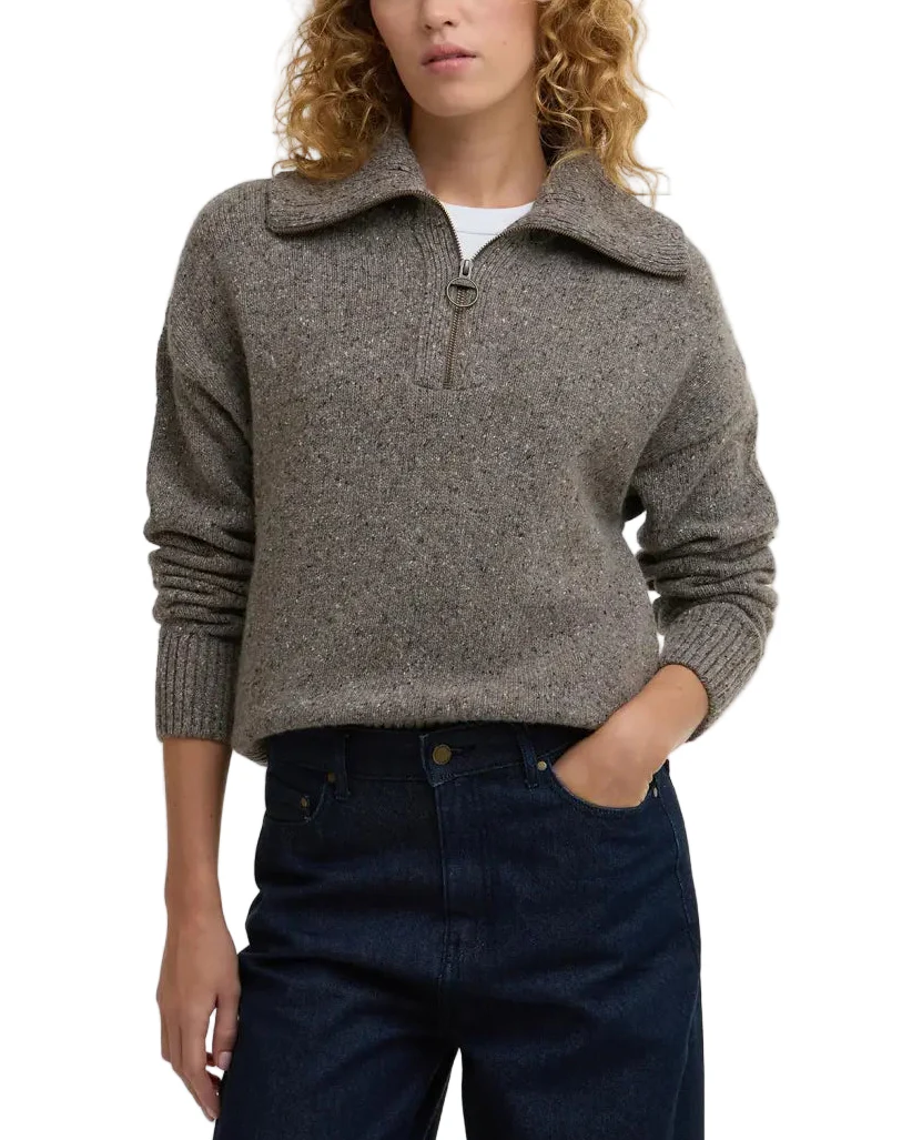 Barbour Womens Lavensdale Half-Zip Jumper - Image 2