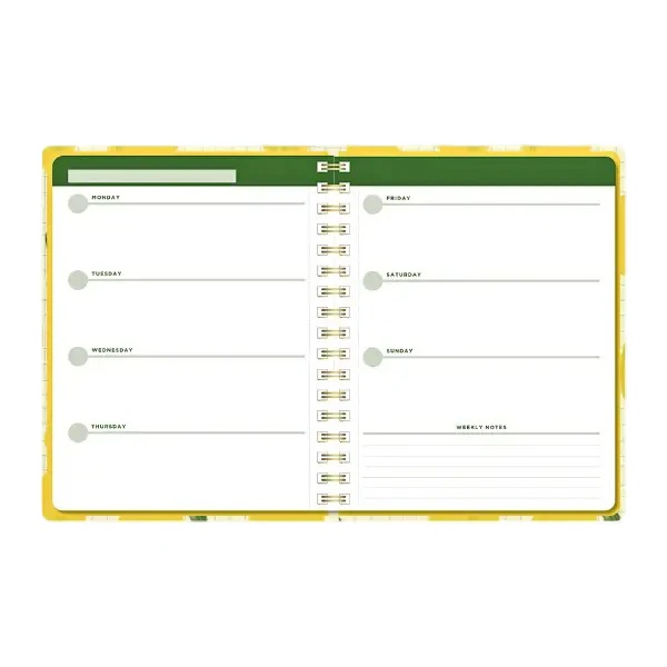 Denik Lemon Grid Hardcover Undated Planner - Image 4