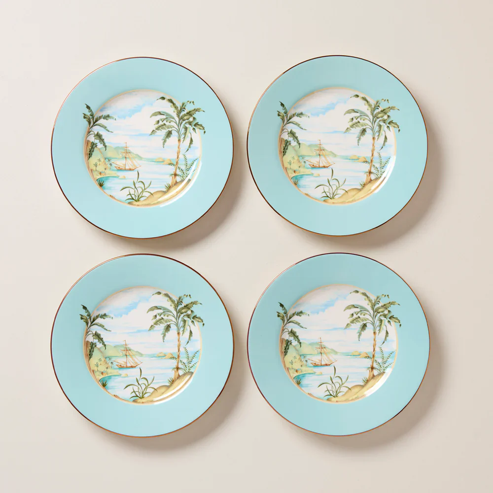 Lenox British Colonial Tradewind Accent Plates - Set of 4