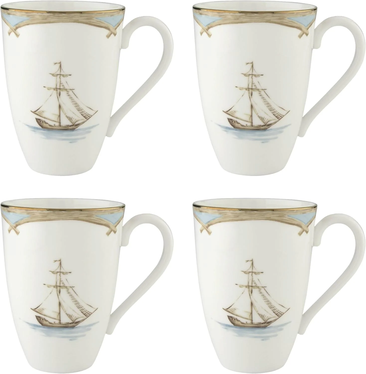 Lenox British Colonial Tradewind Mugs - Set of 4 - Image 2