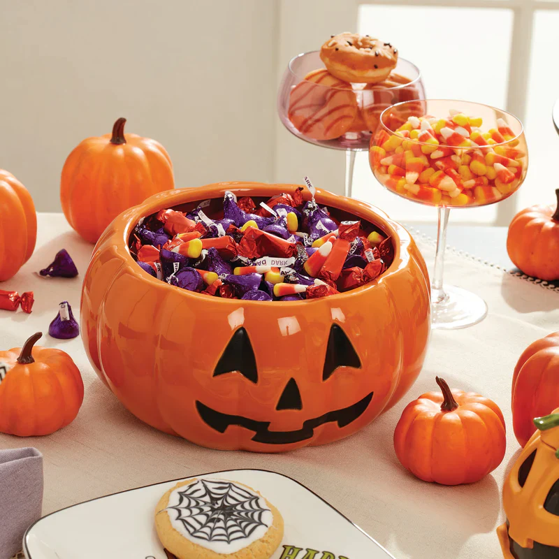 Lenox Halloween Pumpkin Candy Bowl - Image 2