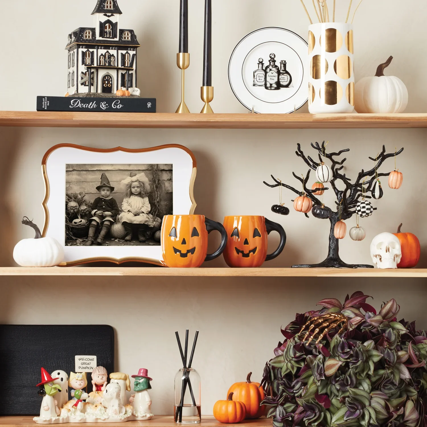 Lenox Vintage Halloween Dessert Plates - Set of 4 - Image 3