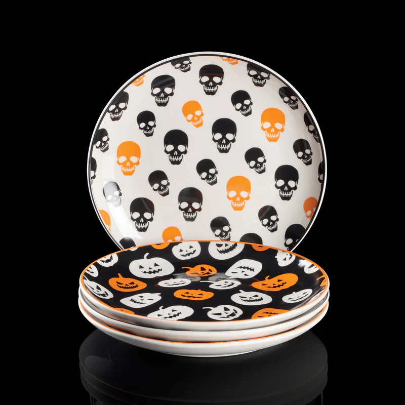Lenox Vintro Halloween Accent Plates - Set of 4 - Image 3