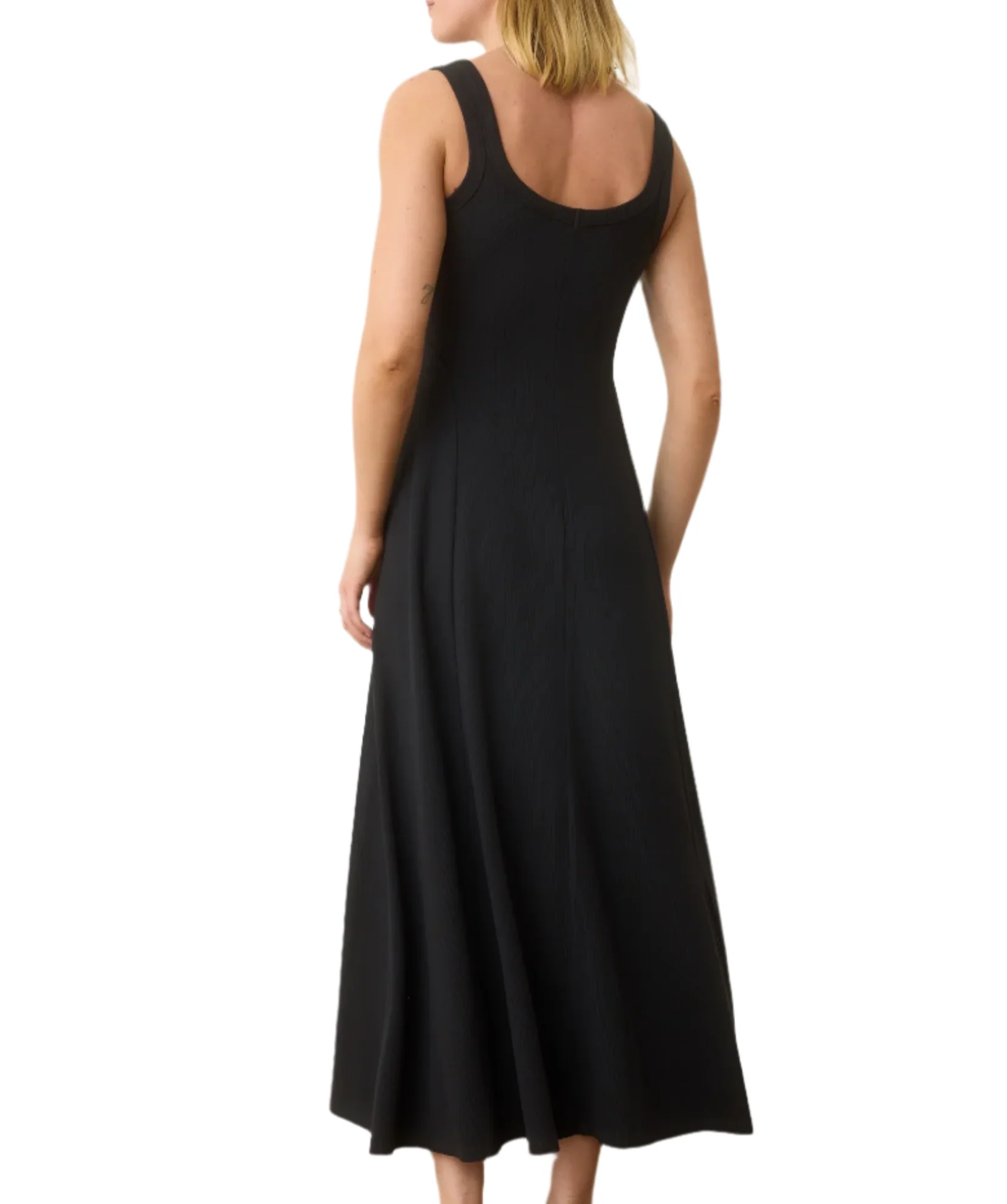 Marine Layer Womens Lexi Rib Sun-In Fit & Flare Dress - Image 2