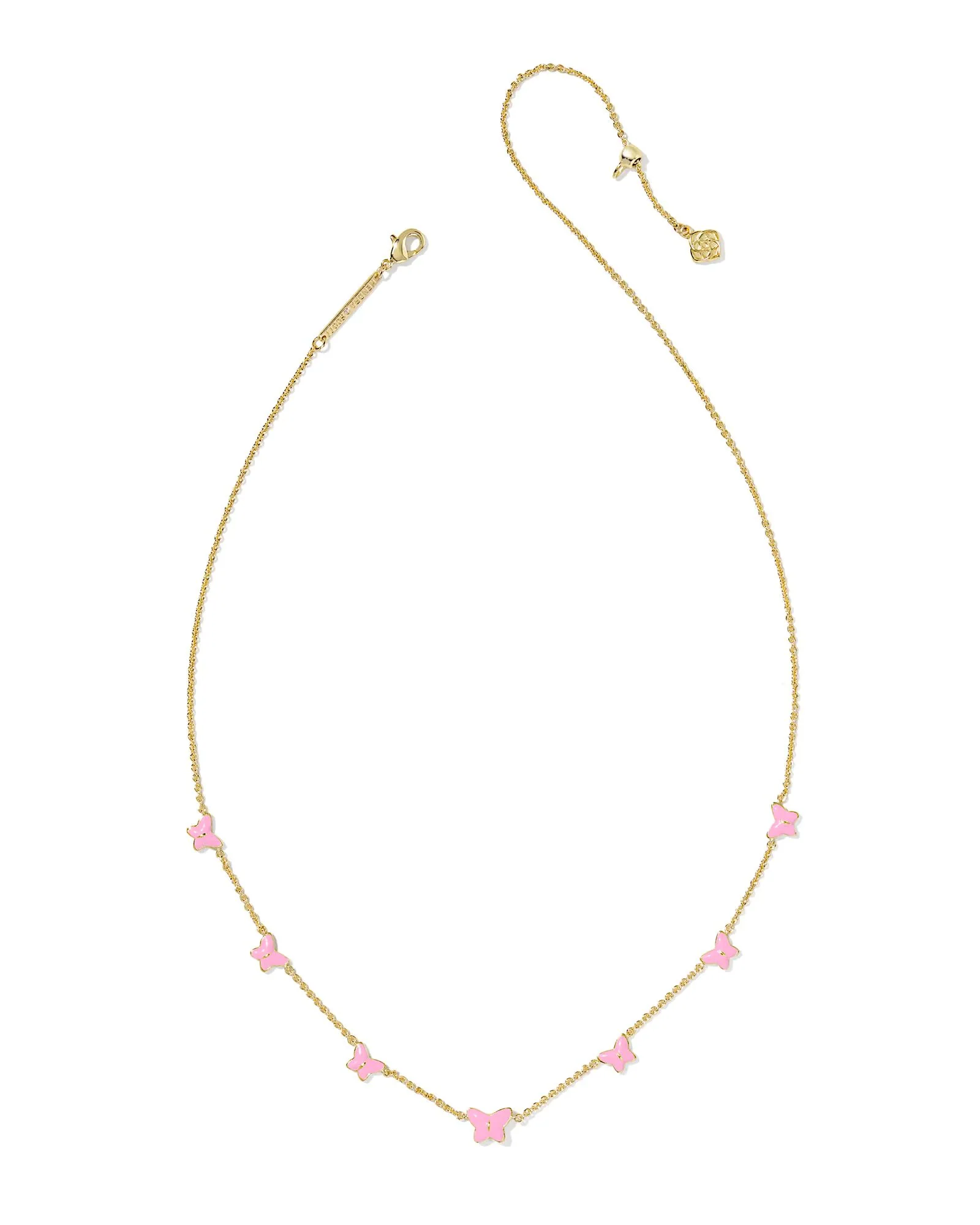 Kendra Scott Lillia Butterfly Gold Enamel Strand Necklace - Image 3