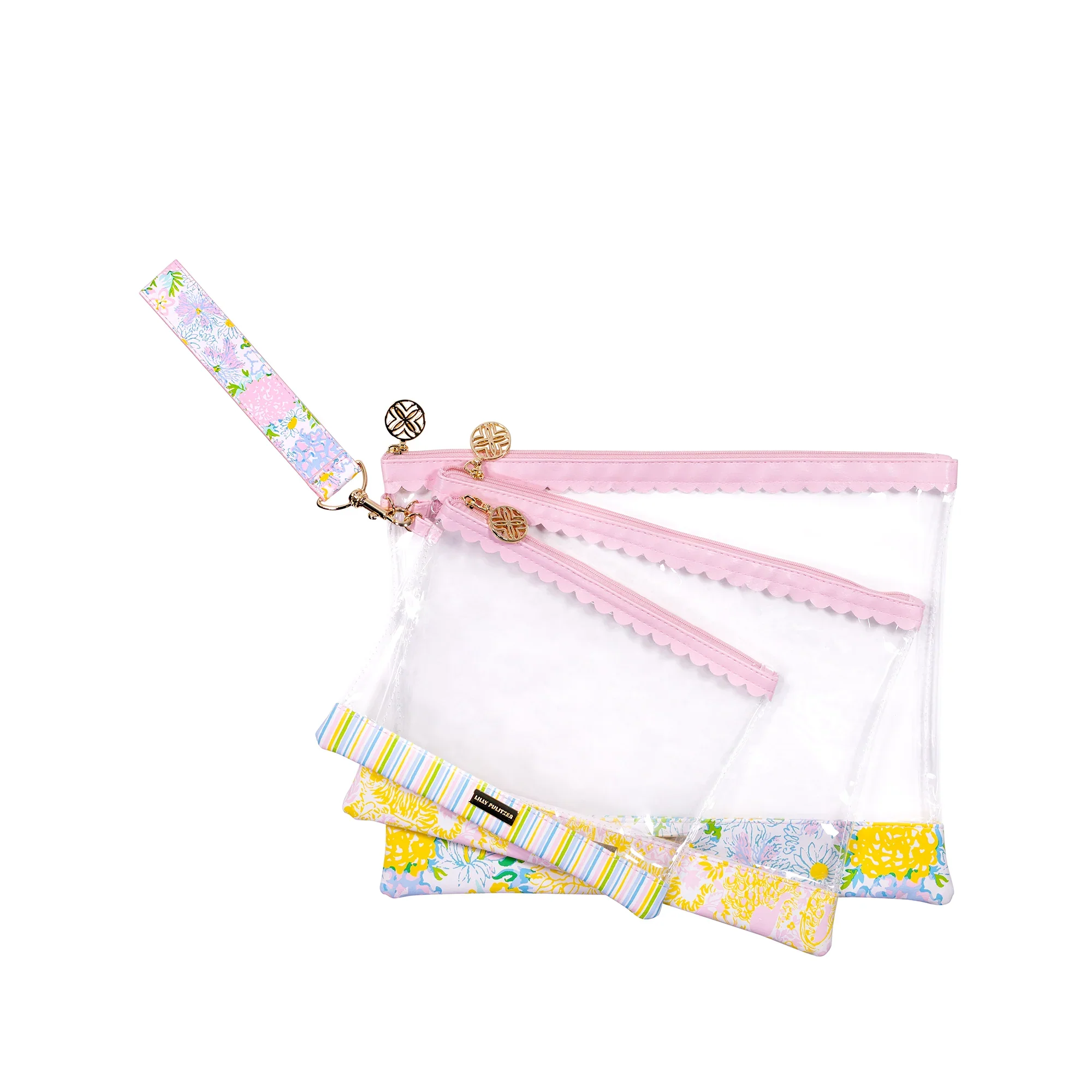 Lilly Pulitzer Carryall Trio Pouch Set