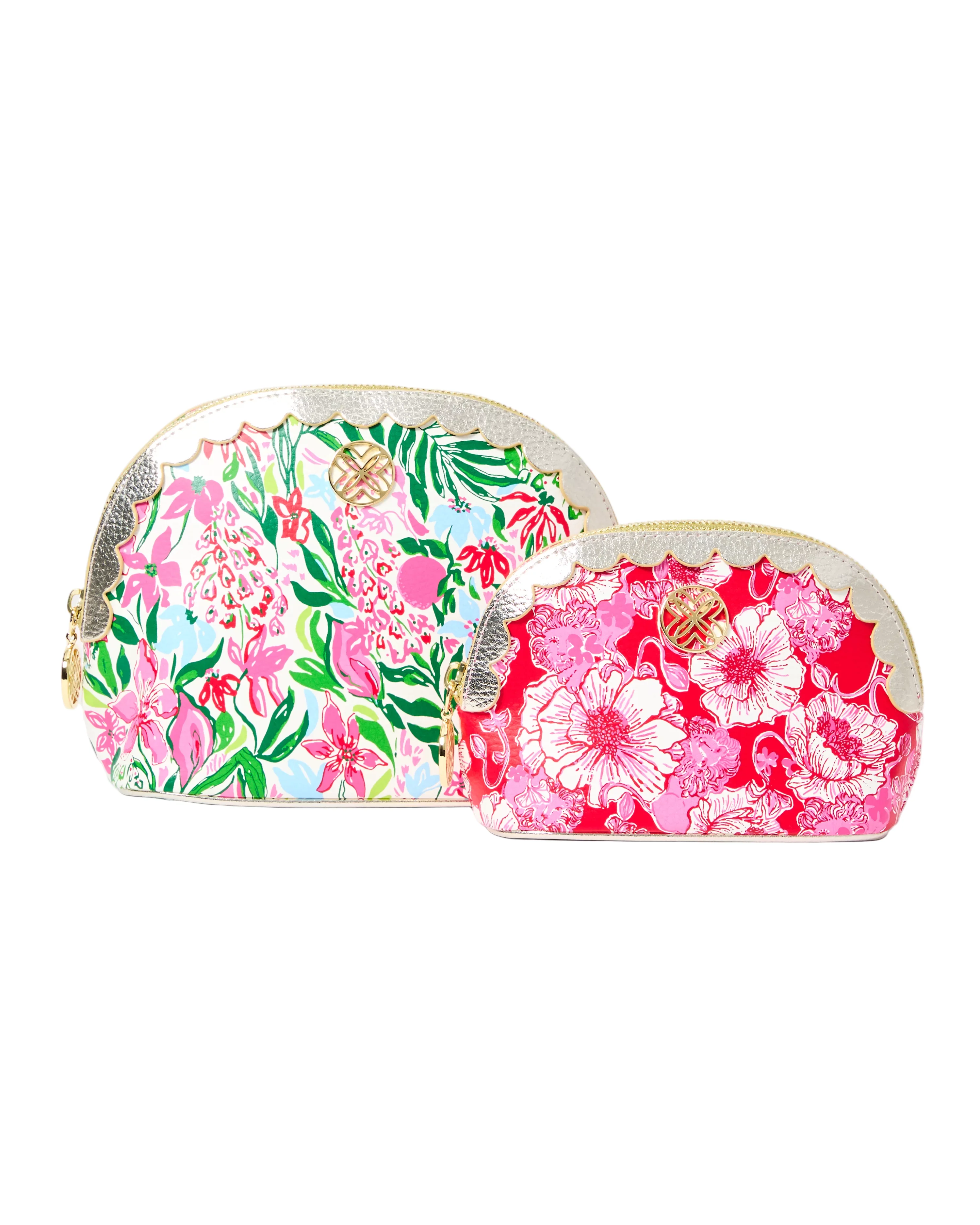 Lilly Pulitzer Scallop Pouch - Set of 2