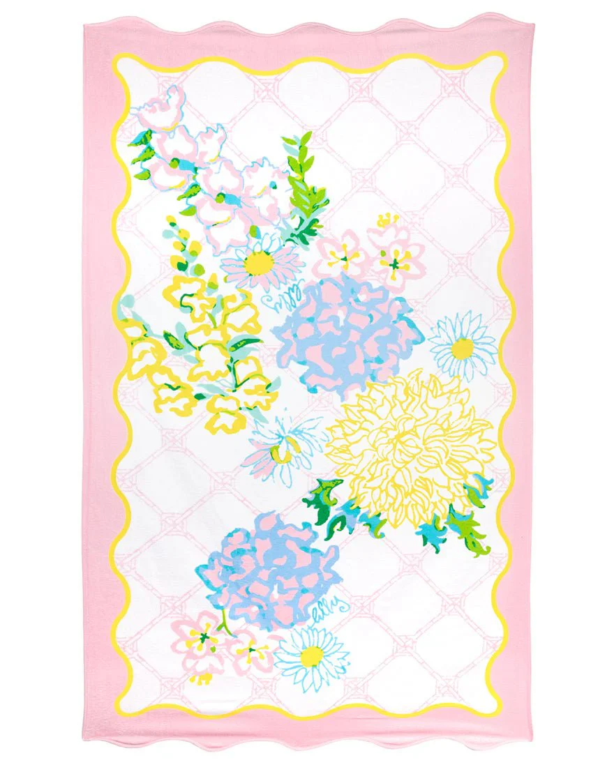 Lilly Pulitzer Scallop Beach Towel