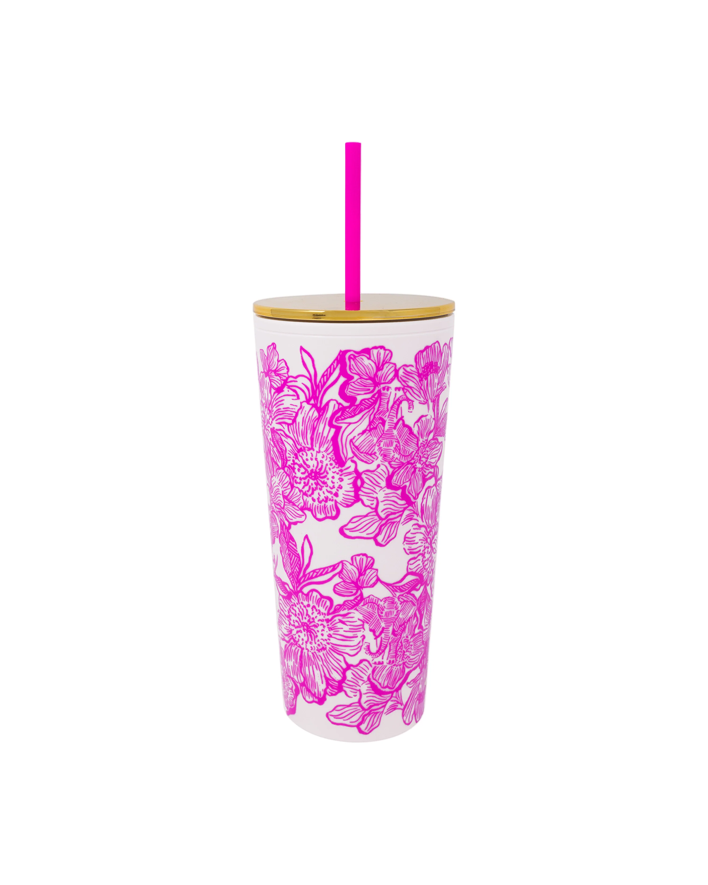 Lilly Pulitzer Tumbler With Straw - Image 2