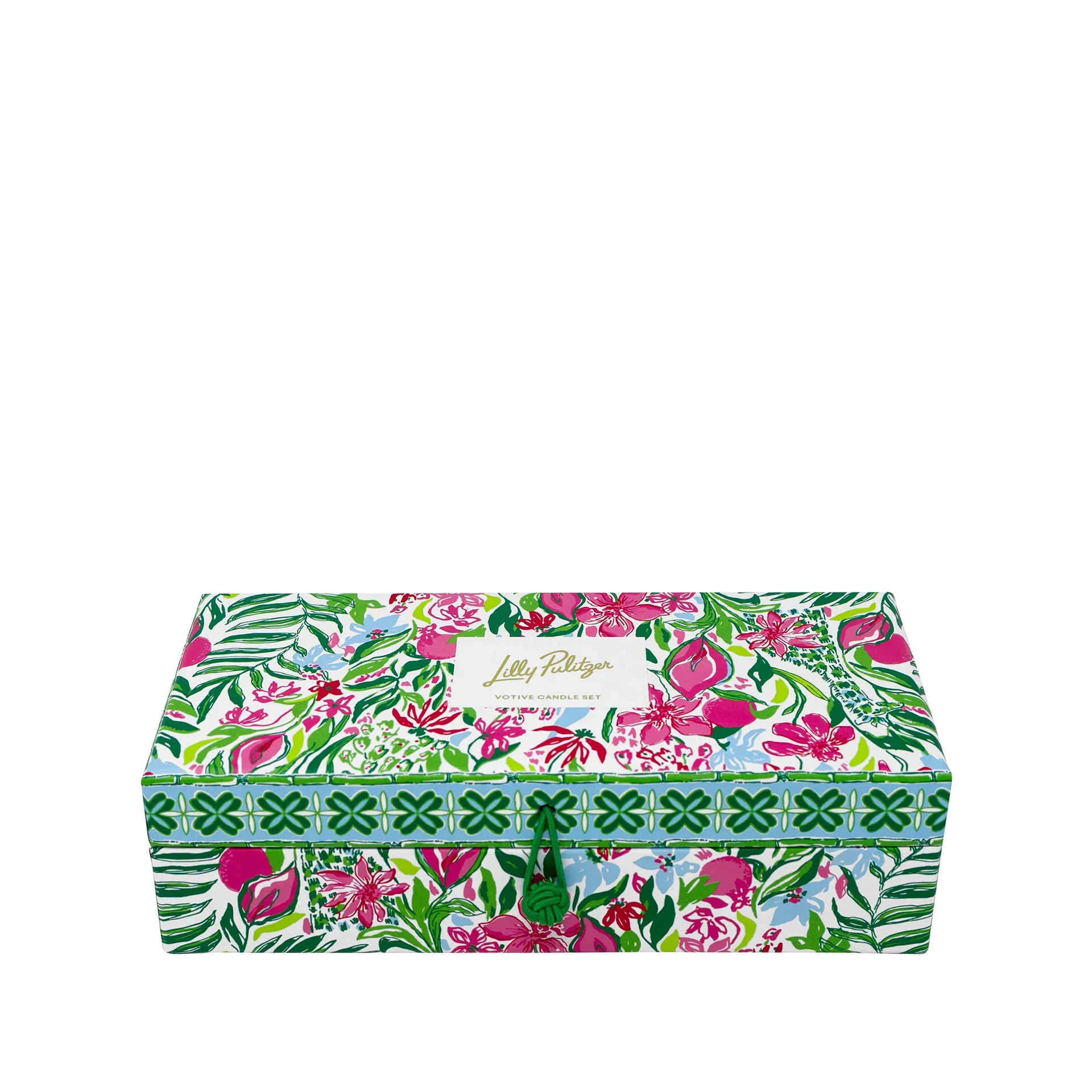 Lilly Pulitzer Glowing Gardens Votive Candle Set - 3 Pack - Image 3
