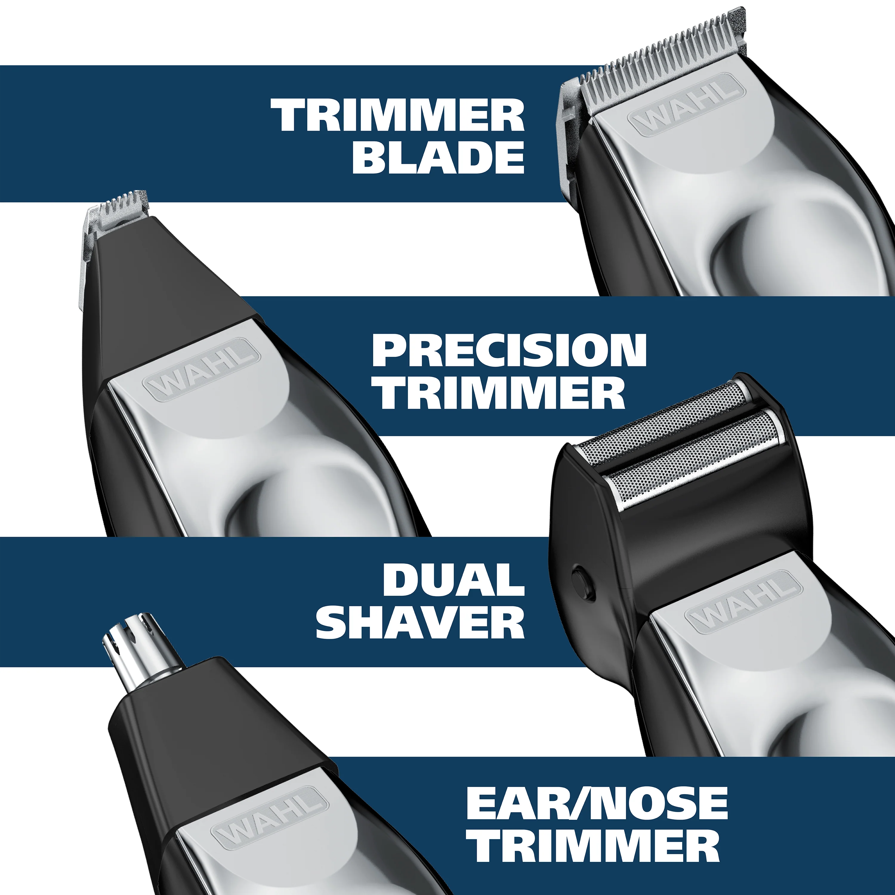 Wahl Lithium Ion Multigroom Cordless Rechargeable Trimmer Combo - Image 7