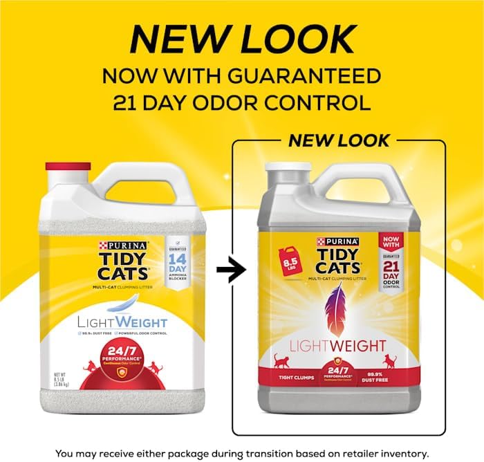 Purina Tidy Cats Lighweight 24/7 Performance Cat Litter - 8.5 lbs. - Image 4